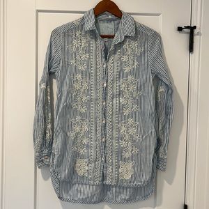 Johnny Was 3J Workshop Embroidered Tunic
